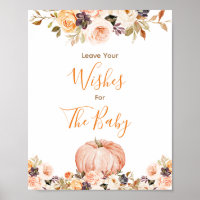 Suave Pumpkin Rustic Floral Desejos para Carneiro