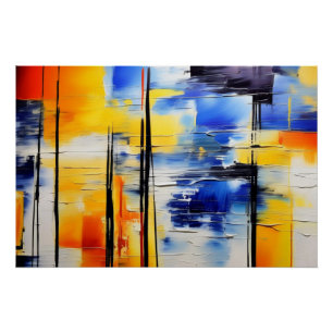 Pôster Suavidade Abstrata