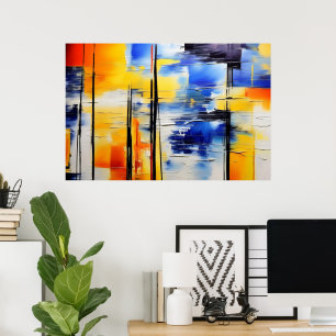 Poster Suavidade do abstrato