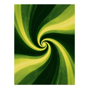 Pôster Suavimentos verdes e amarelos
