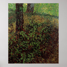 Pôster Sub-bosque por Vincent van Gogh