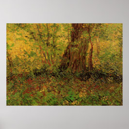 Pôster Sub-bosque por Vincent van Gogh