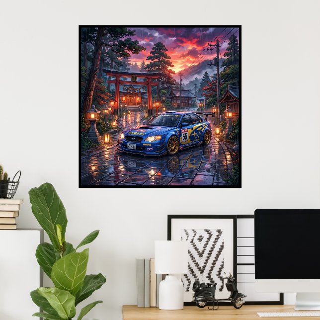 Poster Subaru Legacy Touring Car (Escritório em casa)