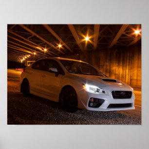 Poster Subaru STi no túnel
