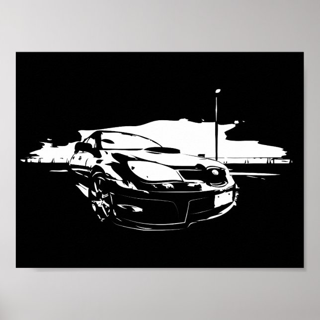 Poster Subaru Sti (PERSONALIZADO) (Frente)