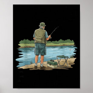 Poster Subestimar um homem velho que vai pescar nos anos