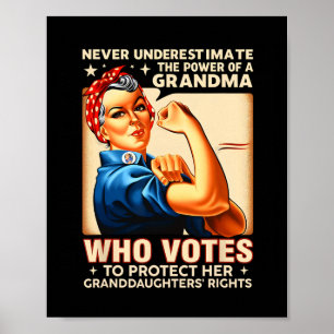 Poster Subestime O Poder De Uma Avó Que Vota