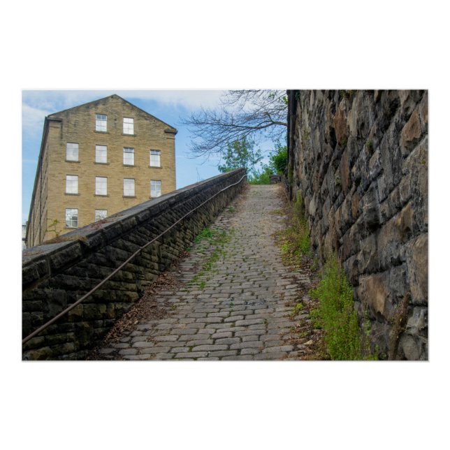 Pôster Subida de Paralelepípedos Dean Clough - Espírito d (Frente)