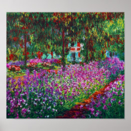 Pôster Subidas no Jardim de Monet