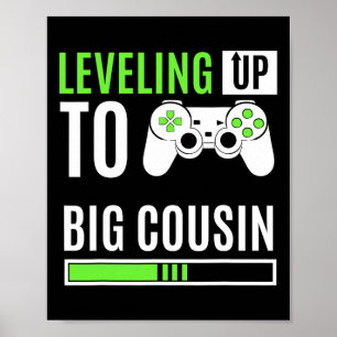 Poster Subindo Para Primo Mais Velho Controle de Jogo Gam