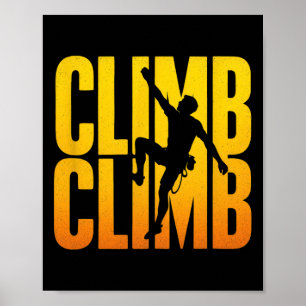 Poster Subir Subir - Aventura de Escalada em Rocha