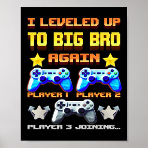 Poster Subiu Para Grande Irmão Novamente – Irmão Gamer En
