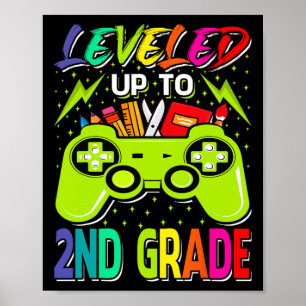 Poster Subiu Para o 2º Ano Gamer Ck Para a Escola Primeir