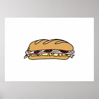 Pôster Submarine Sandwich