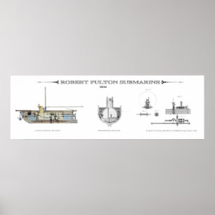 POSTER SUBMARINO ANTERIOR 1806