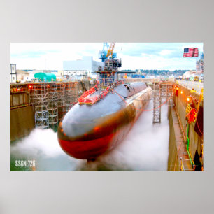 POSTER SUBMARINO MISSILE CRUISE - SSGN-726