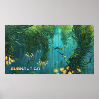 Poster Subnautica Kelp Forest Concept Art