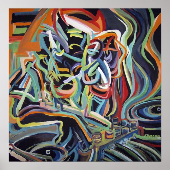 Pôster SubRosa DJ (Frente)