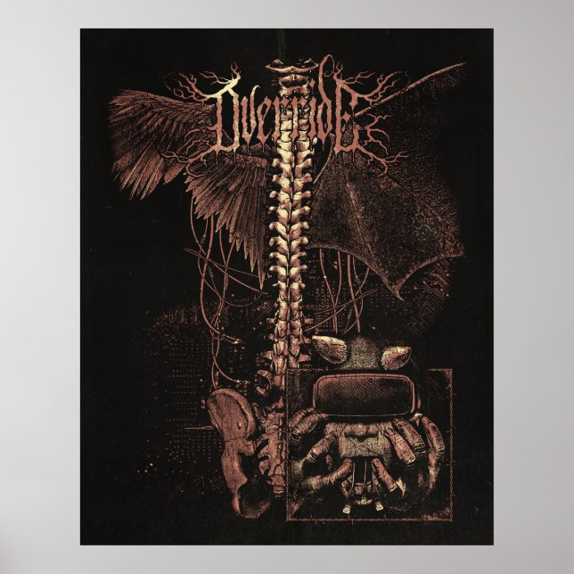 Poster Substituir - Design de Streetwear de Gótico técnic (Frente)