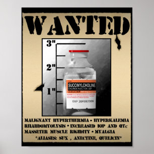 Poster Succinilcolina mais desejada