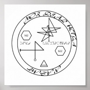 Poster Sucesso material Enochian Sigil