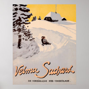 Poster Suchard Velma, morre Vorzügliche Ess Chocolade