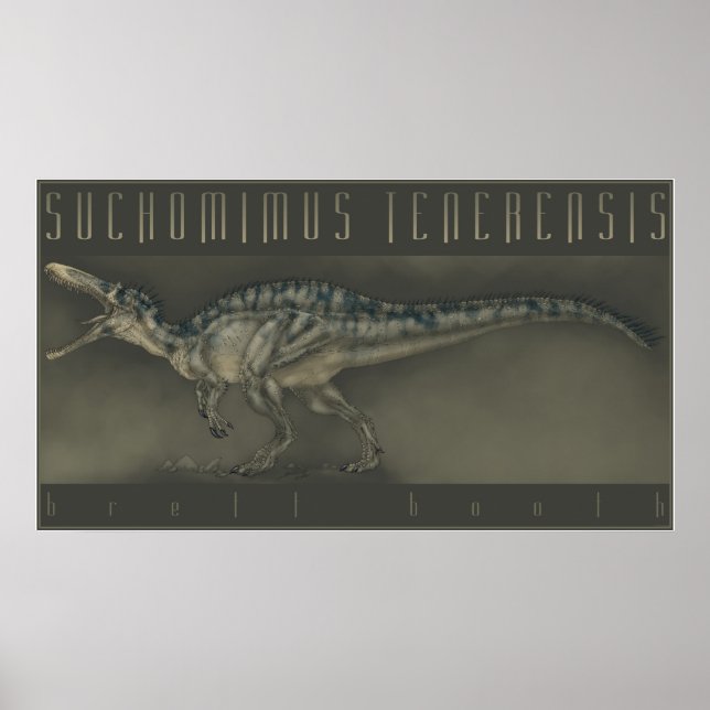 Poster Suchomimus tenerensis (Frente)