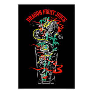 Pôster Suco de Fruta do Dragão