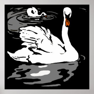 Pôster Sucos vitoriosos de animais de criação de madeir