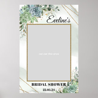 Poster Suculenta chá de panela de ouro verde