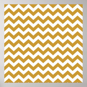 Pôster Sudan Brown Safari Chevron