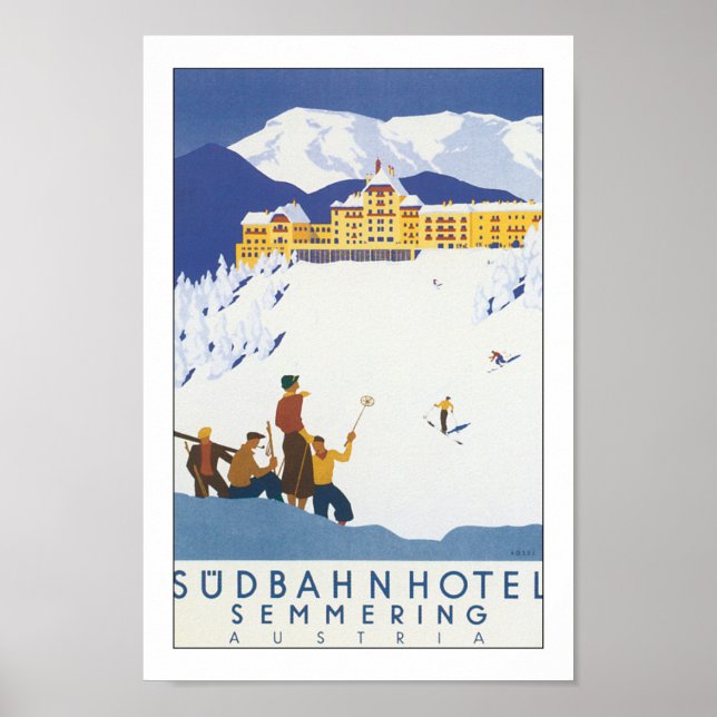 Poster Sudbahn Hotel - Semmering (Frente)