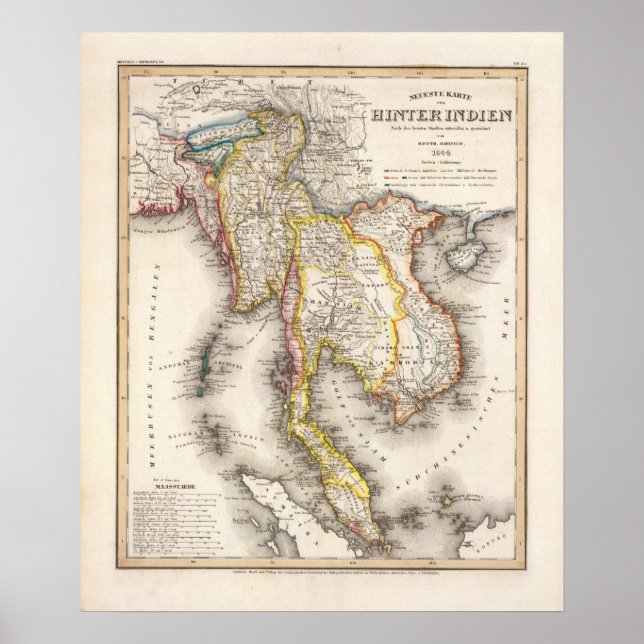 Pôster Sudeste Asiático (Frente)