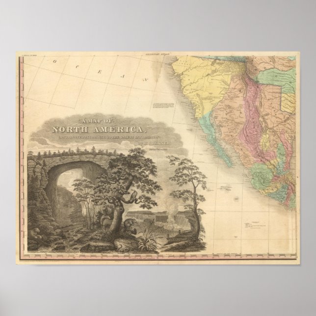 Poster Sudoeste da América do Norte (Frente)