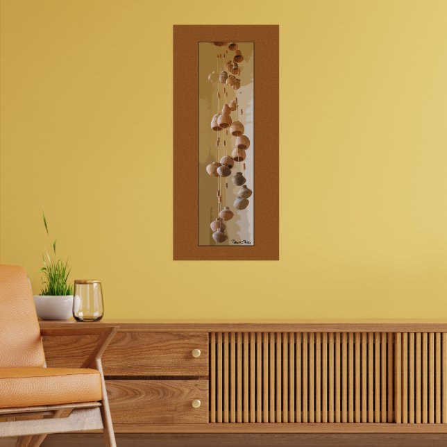 Pôster Sudoeste Terra Cotta Wind Chime (Sala de Estar 2)
