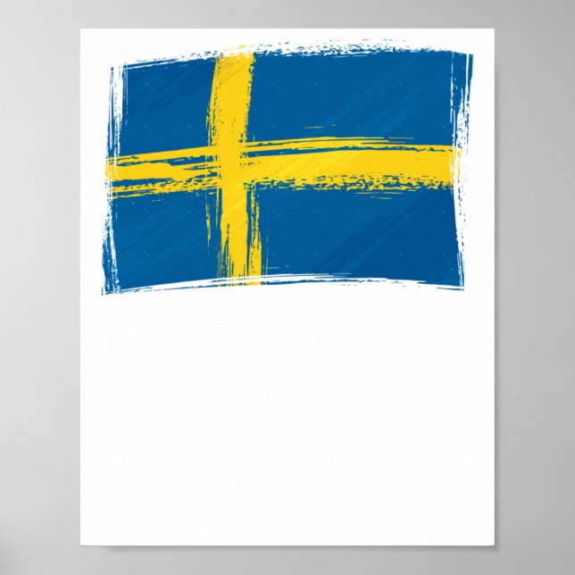 Poster Suecia ama basquete (Frente)