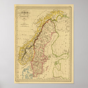 Pôster Suecia e Noruega 3