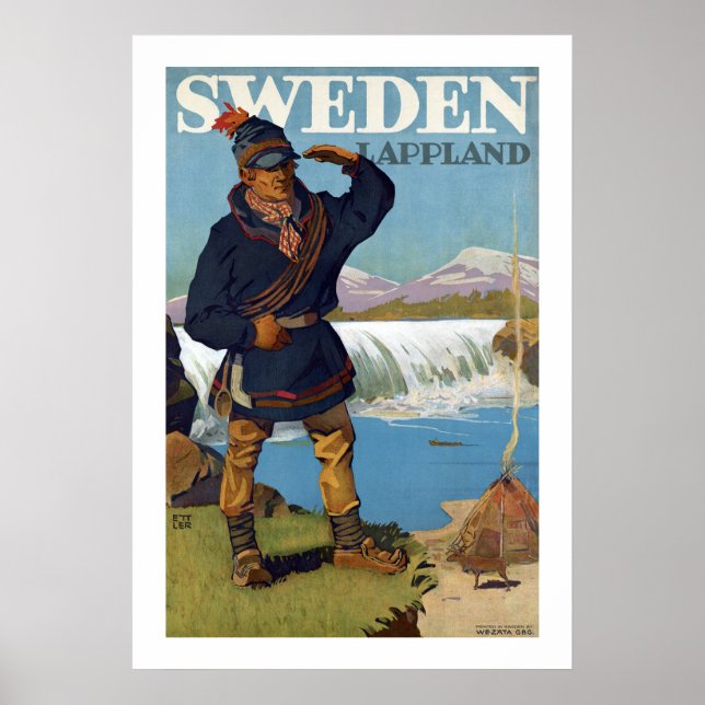 Poster Suecia ~ Lappland (Frente)