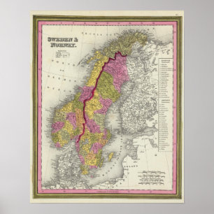 Poster Suecia & Noruega