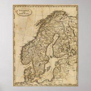 Pôster Suecia, Noruega 3
