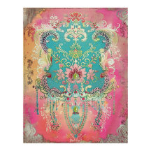 Sueco de Arte Folclórica Vintage Etnia Escandinava