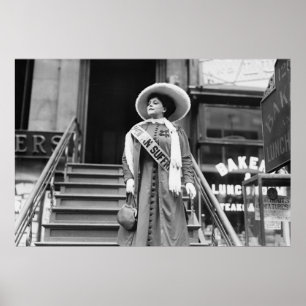 Poster Suffragette de Stylin: 1908