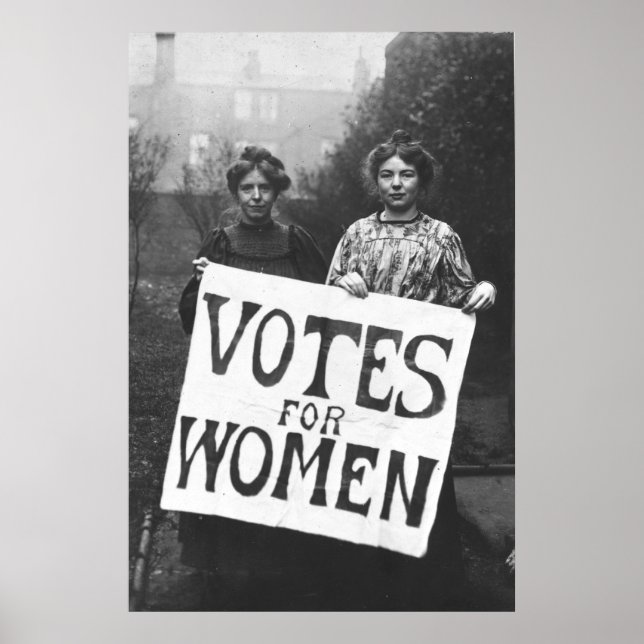Poster Suffragettes - Annie Kenny, Christabel Pank (Frente)