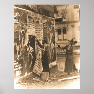 Pôster Suffragettes de Ohio que postam contas em
