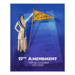 Pôster Sufrage Centennial Poster