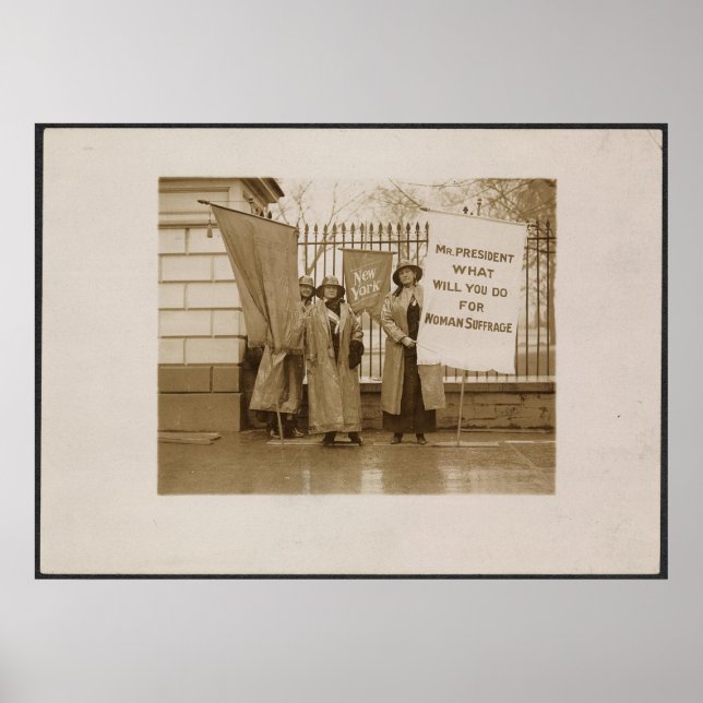 Pôster Sufrágio feminino (Frente)