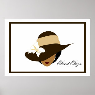 Poster Suga de chocolate doce