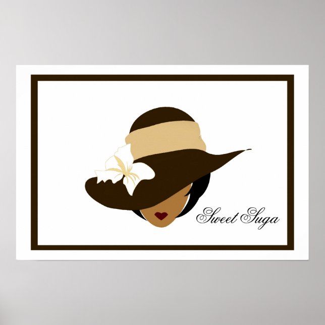 Poster Suga de chocolate doce (Frente)