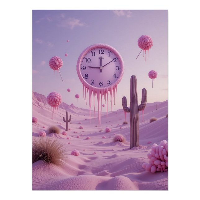 Pôster Sugar Dreams: Surreal Desert (Frente)
