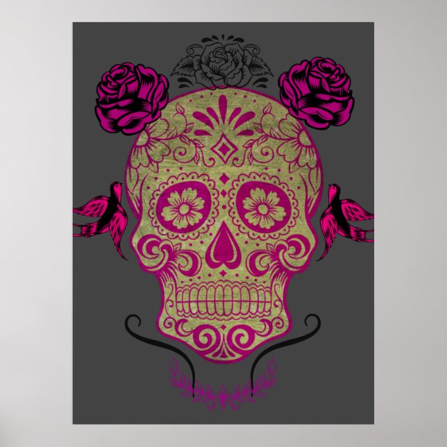 Poster Sugar Skull 1.0 (Frente)